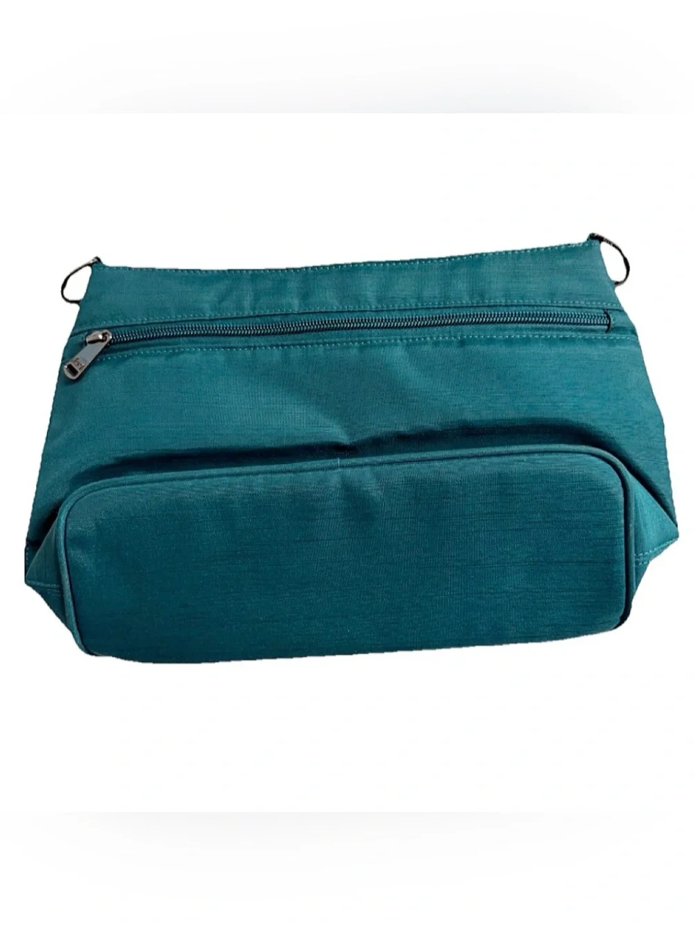Lug Samba RFID Crossbody Bag Teal Quilted Travel Purse Organizer Missing Strap